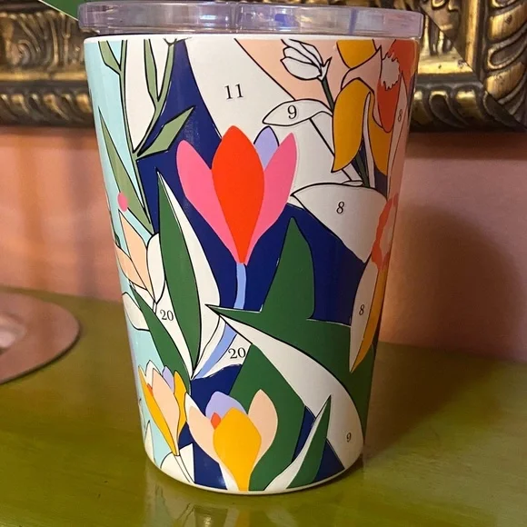 kate spade Floral Tumbler with Lid - Multicolor - Picture 8 of 10